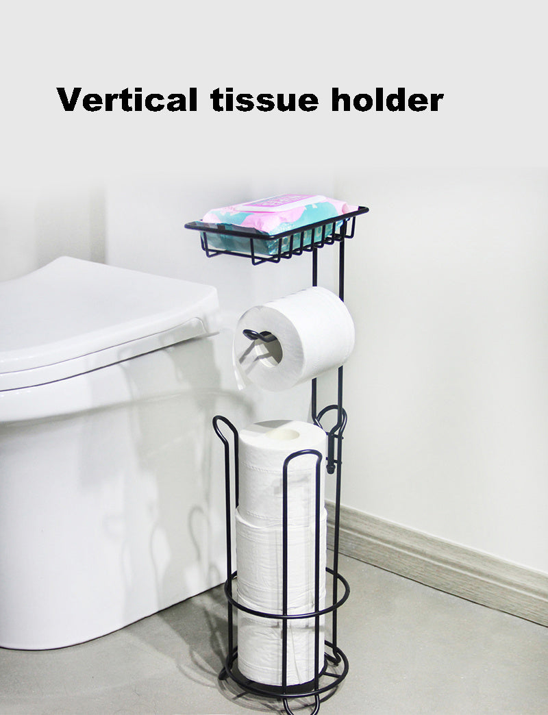 Free Standing Tissue holder
Toilet Paper Holder Stand