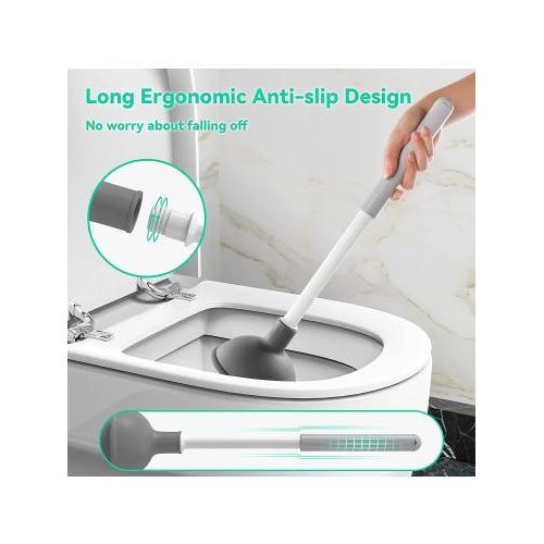 2-in-1 Heavy Duty Plunger Set with Powerful Pump and toilet cleaning brush