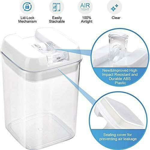 7pcs acrylic storage container