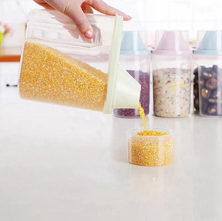 Multipurpose cereal/storage container set have 3pcs