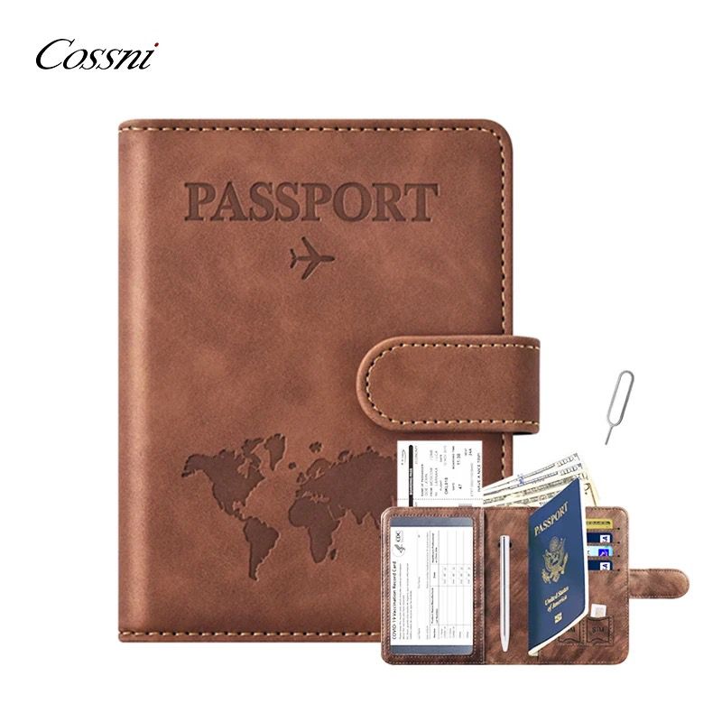Travel Passport Holder with RFID Protection
