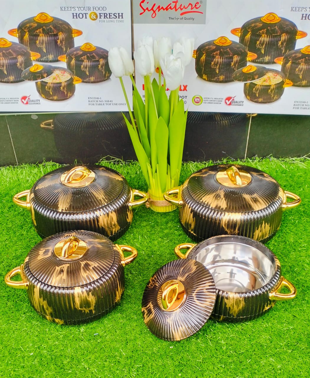 4pcs Insulated Hotpots