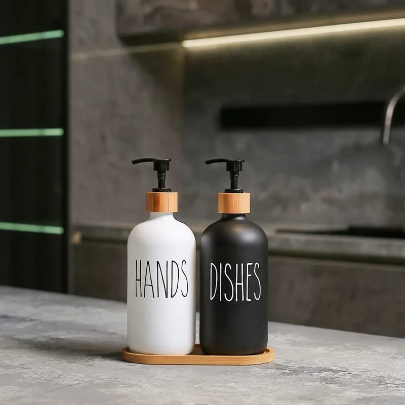 3 pc / set hand and soap dispenser