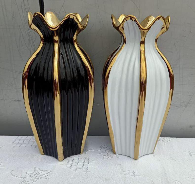 Unique ceramic flower vase