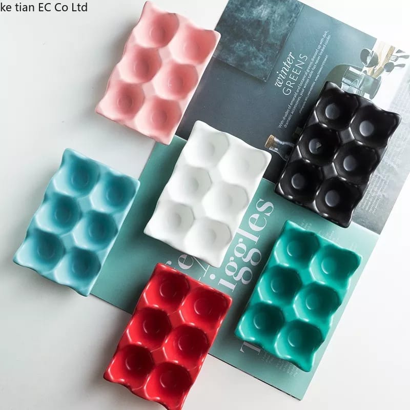 CERAMIC EGG TRAY