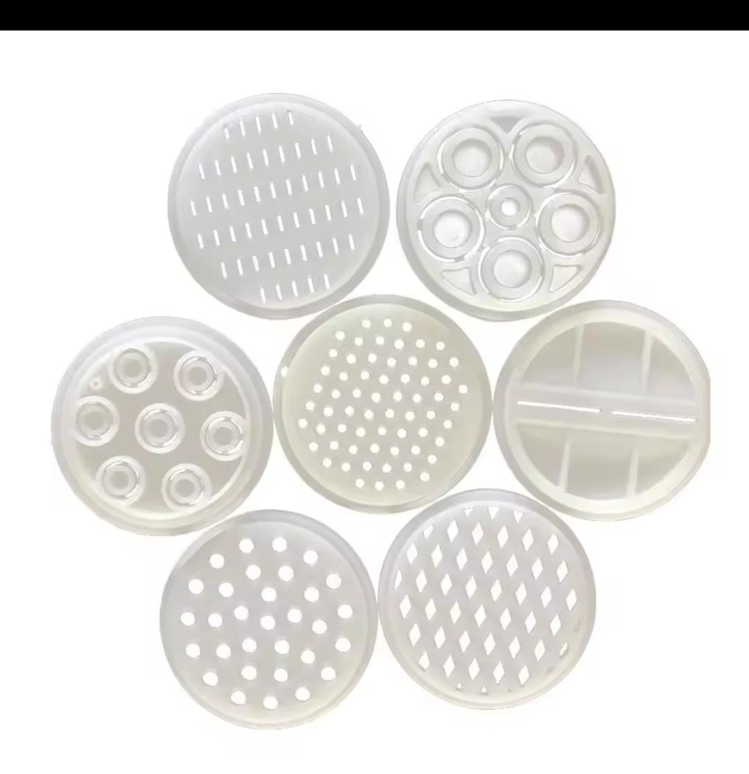 Manual noodles maker ,press pasta maker, machine crank cutter cookware with 5 pressing molds making spaghetti kitchen cooking tool