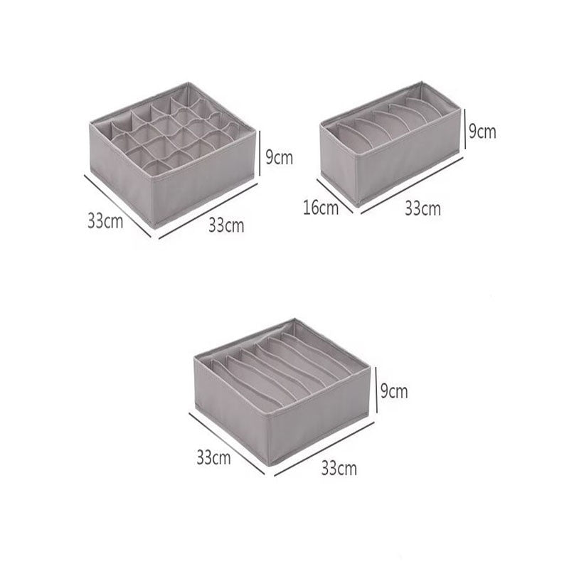 3pc set drawer/closet organizer