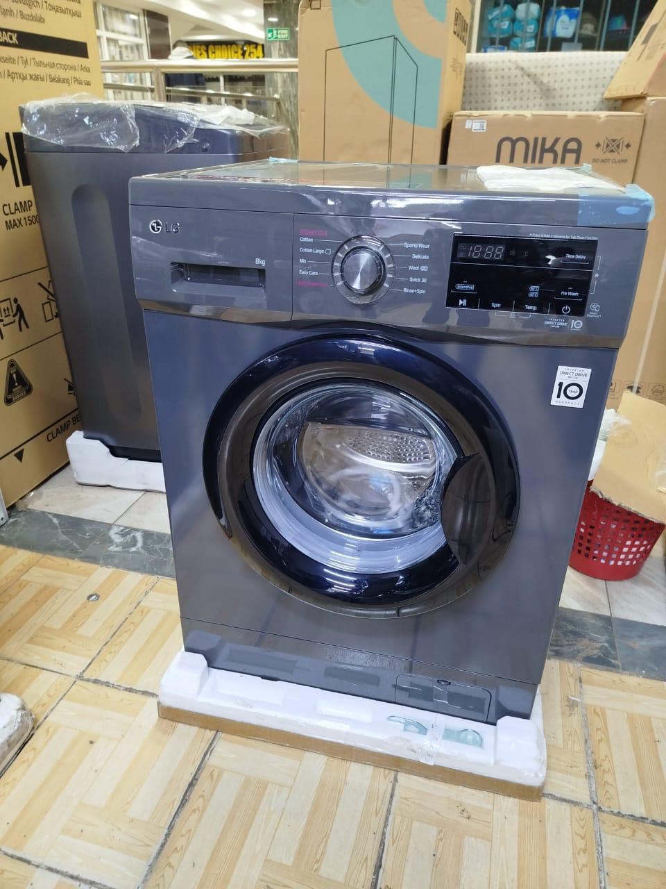 LG 8kg wash and spin front load washing machine