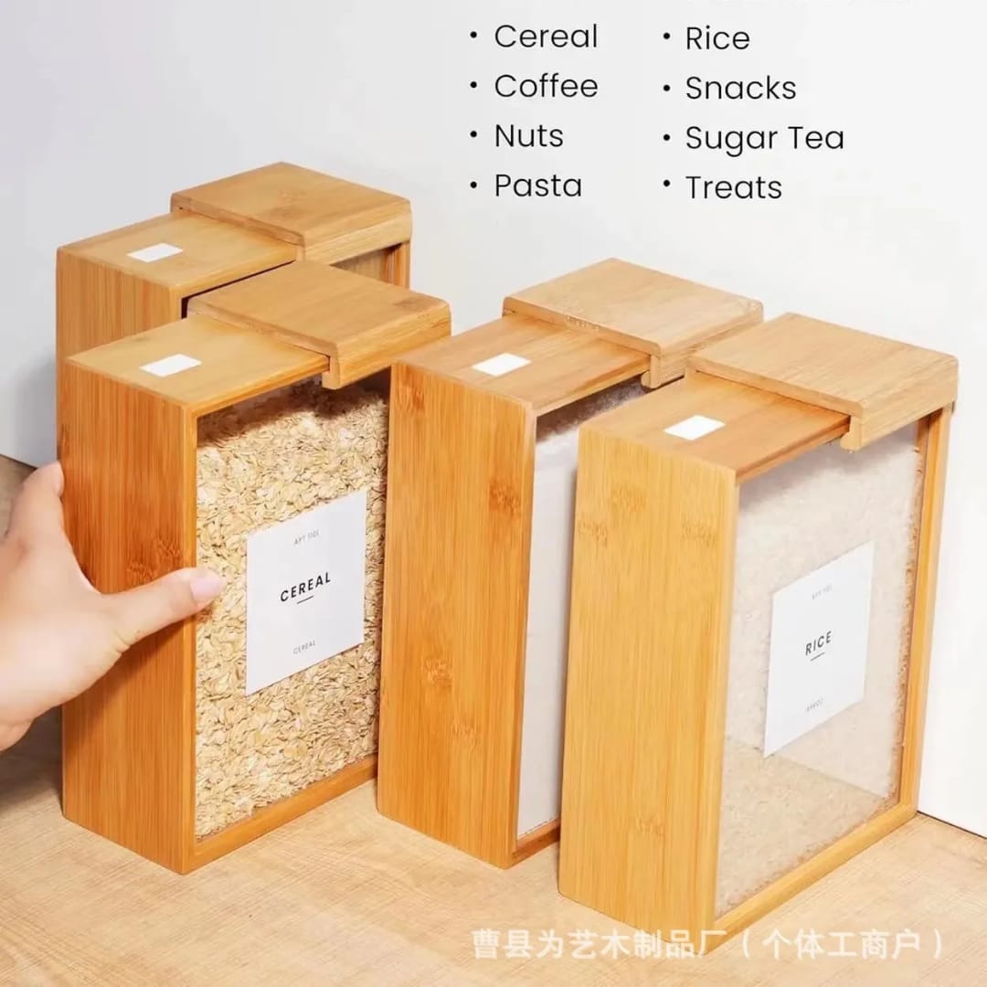 3L Transparent Dry Food/Cereals Storage Container.