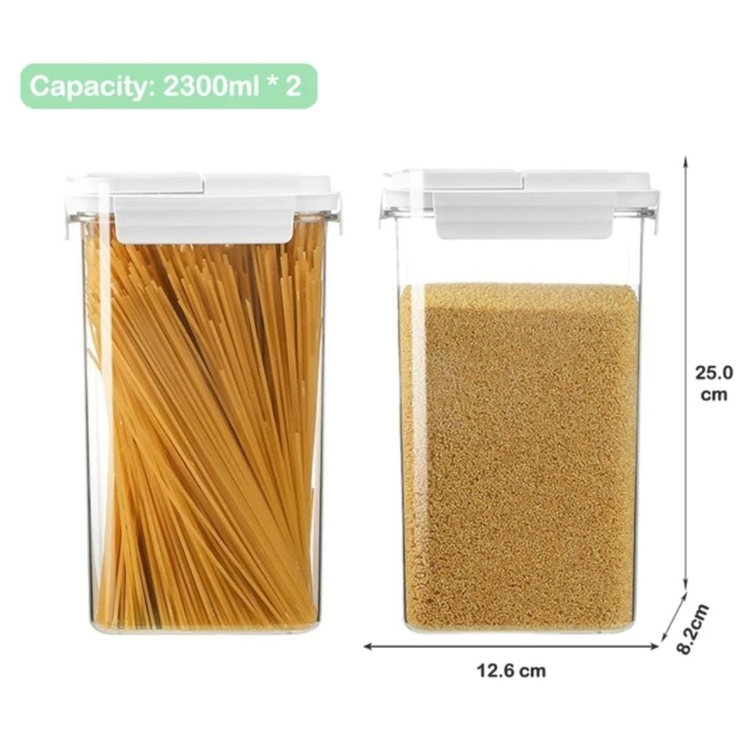 Quality airtight stackable acrylic cereal containers
