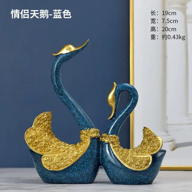 Pair Swan Home decor