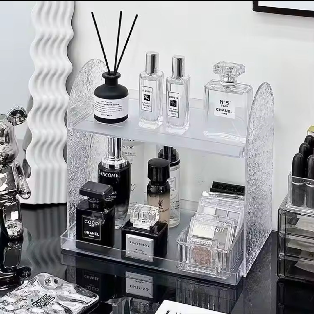 2tier acrylic storage rack
