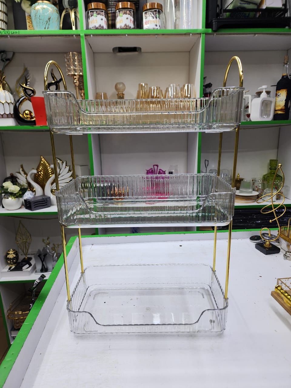 3Tier rectangular cosmetic organizer