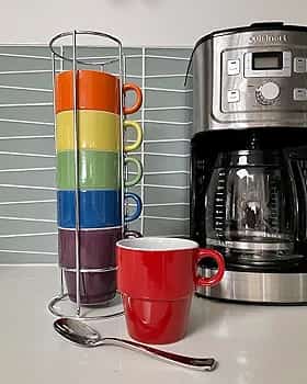 Stackable Ceramic Cups.