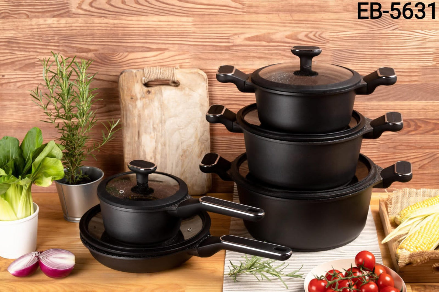 10pc Edenberg Cookware Set