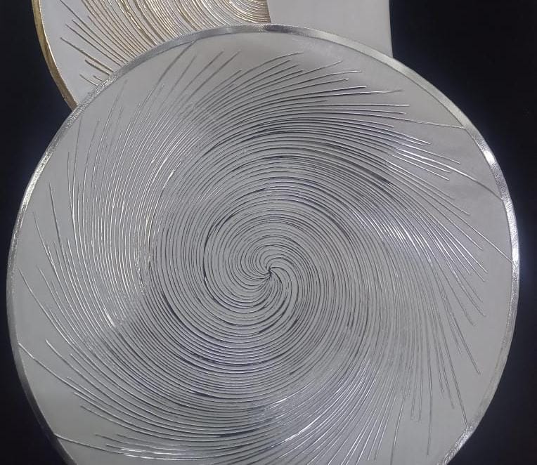 6pcs pvc non-woven table mats