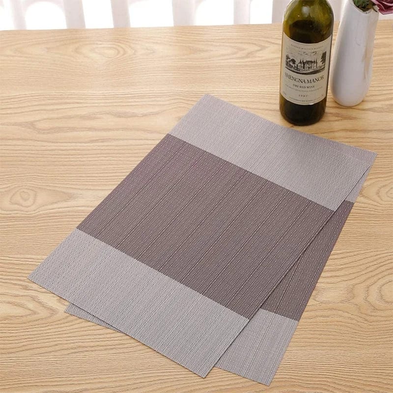 6pcs pvc table mats
