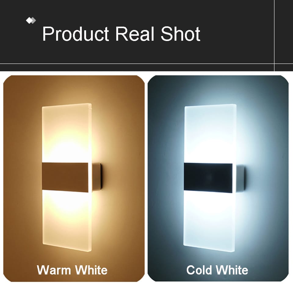 Motion sensor wall lamp