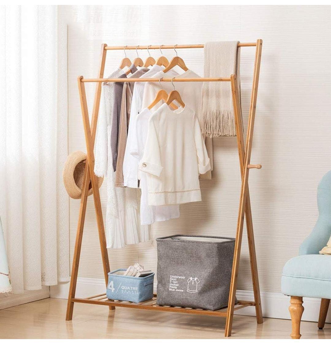 90cm long bamboo Hanging Rack