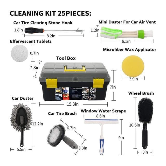 25PCS DETAIL CAR