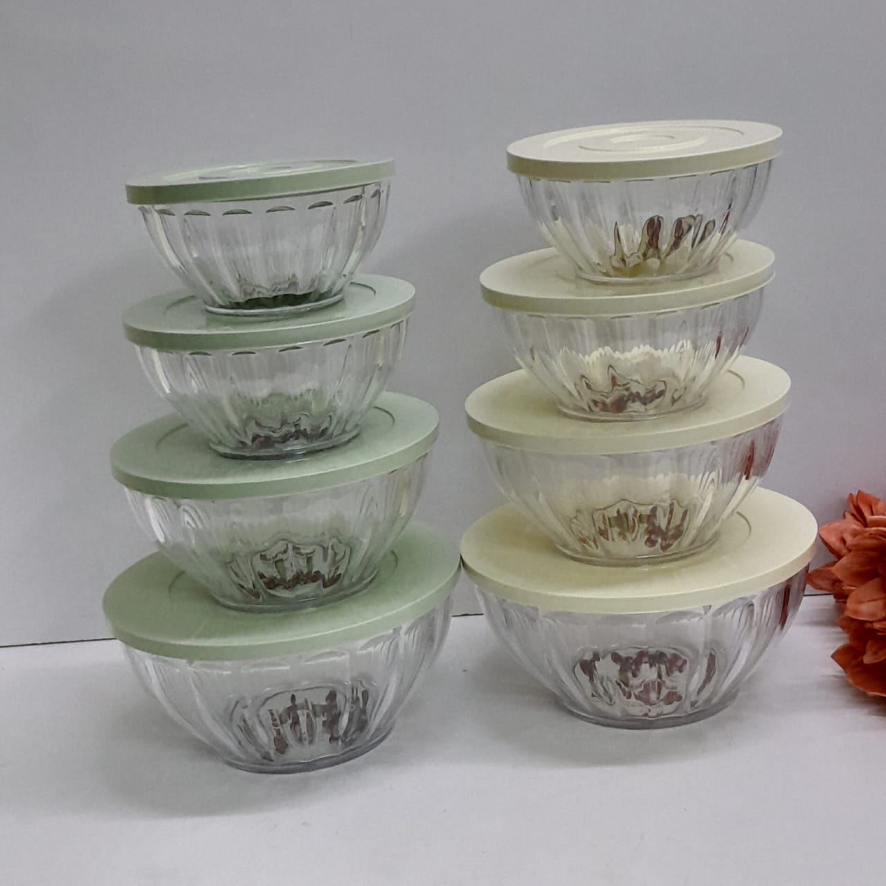 4 in1 stackable salad bowls