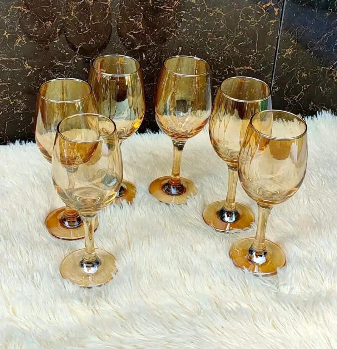 Gold Wine glasses