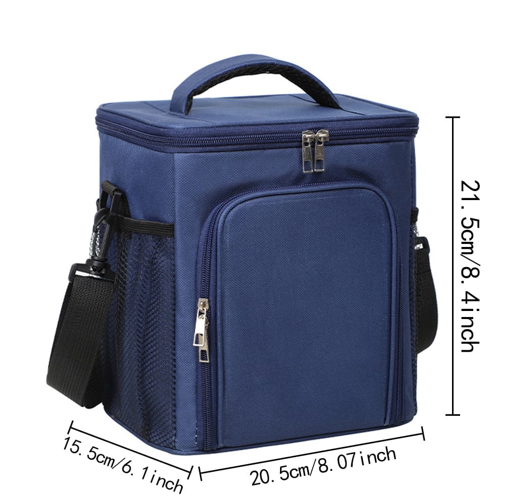 Large capacity 2 compartment lunch bag