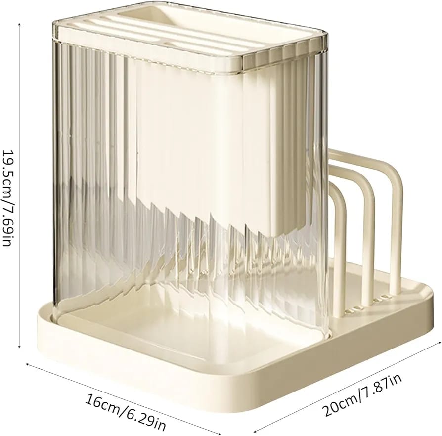 *Multifunctional cutlery organizer with chopping board holder and knife organizer