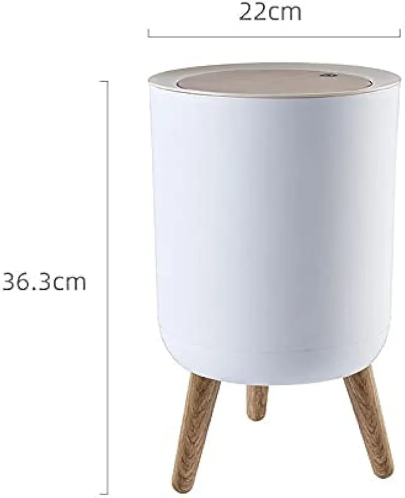 High quality dustbin with Wood Grain Cover