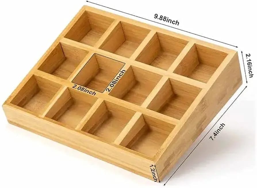 Spice jars set with bamboo stand