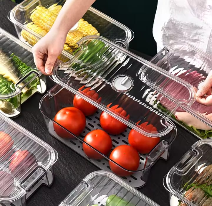 Acrylic fridge storage container