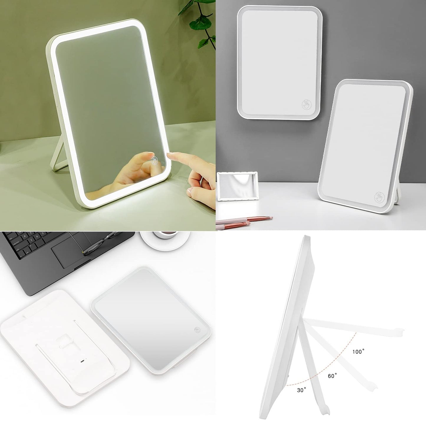 Rechargeable Travel Make Up Mirror.