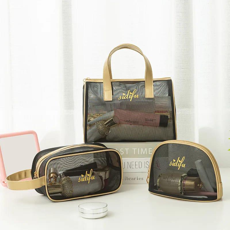3Pcs Make Up Organizer Storage Pouch