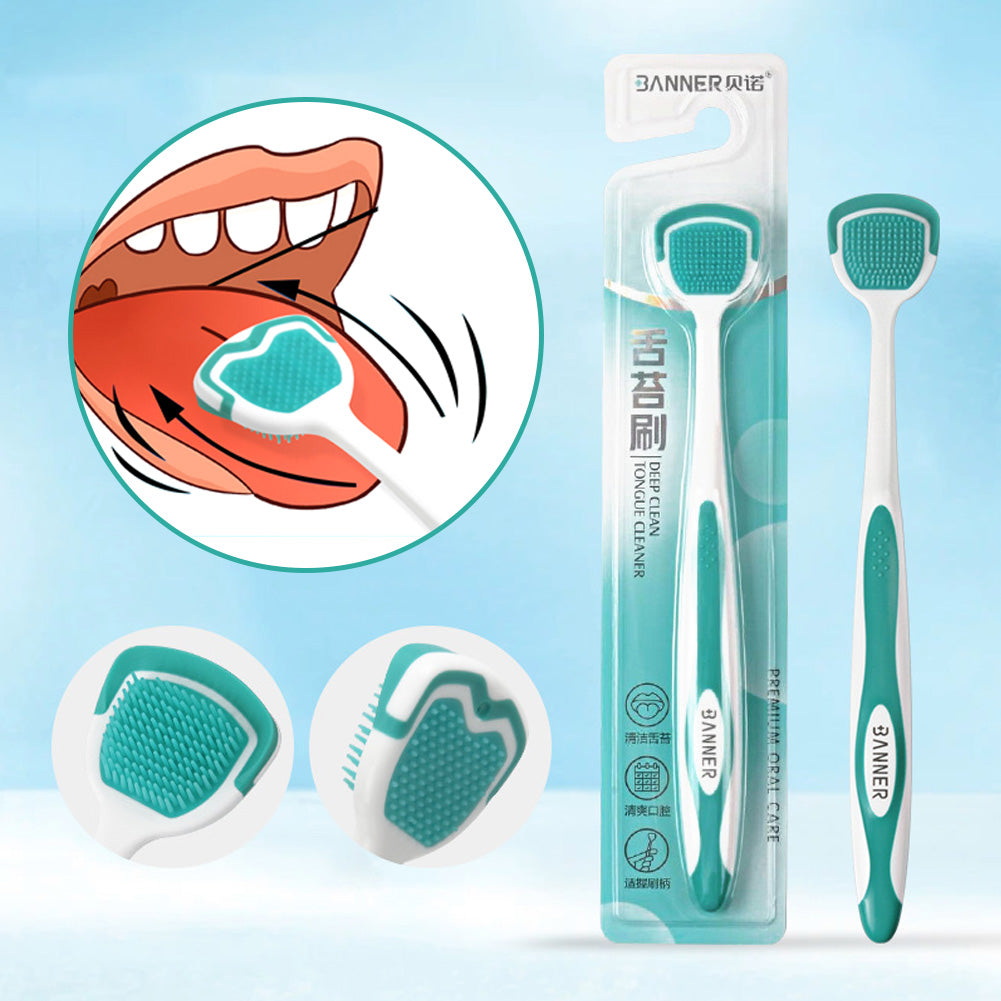 Silicone tongue cleaner