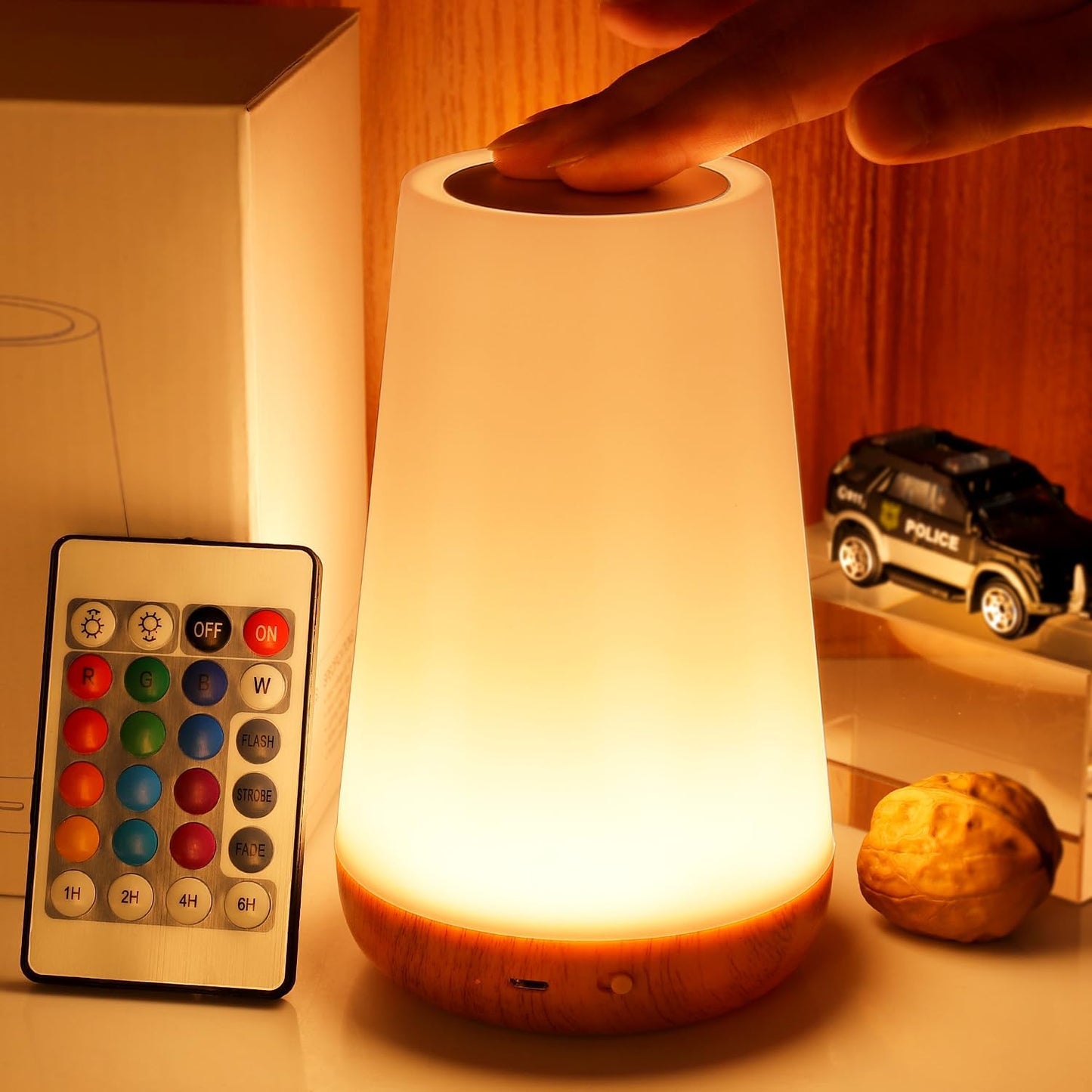 USB Rechargeable LED Table Lamp With Remote Control