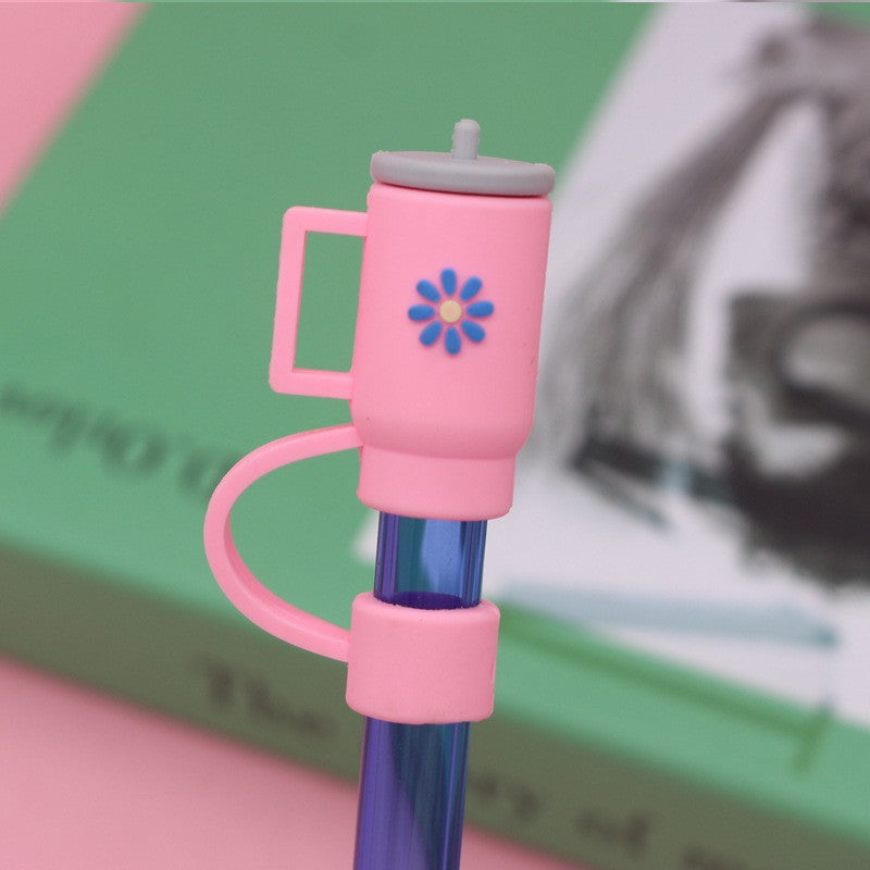 3pc Mug Straw Toppers