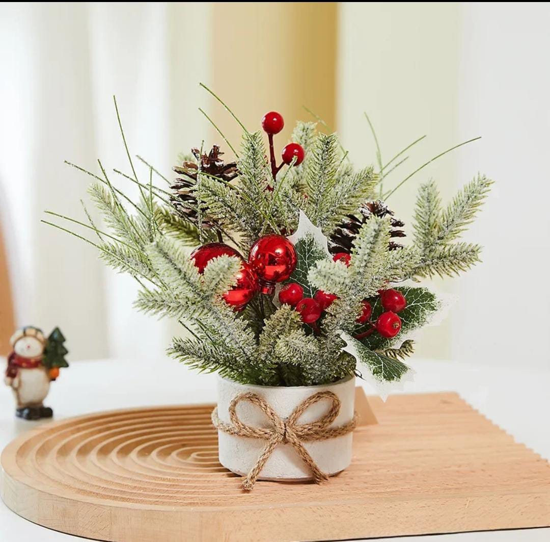 1Pcs Tabletop Exquisite Mini Christmas Tree