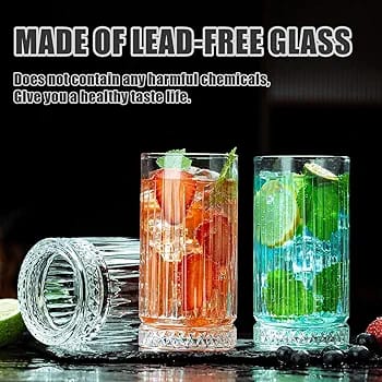 Ribbed high end Glass,sip in style