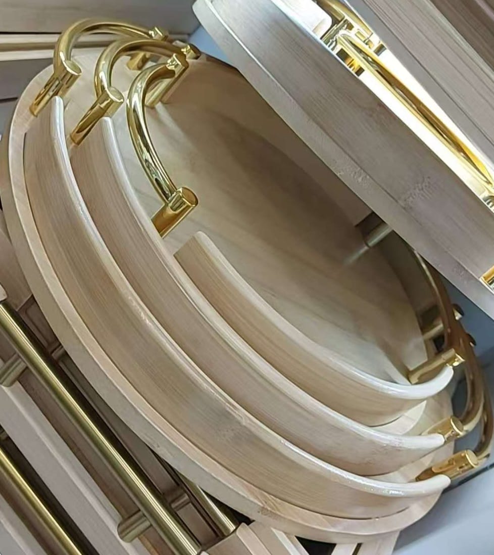 3pcs Multi-functional Bamboo Food storage Trays