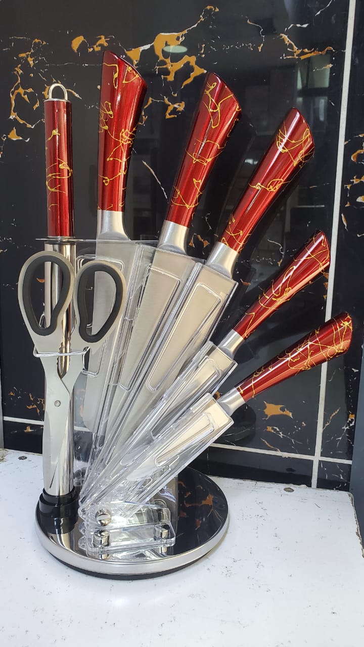 7 pcs Knife Set with Kitchen Knife Holder