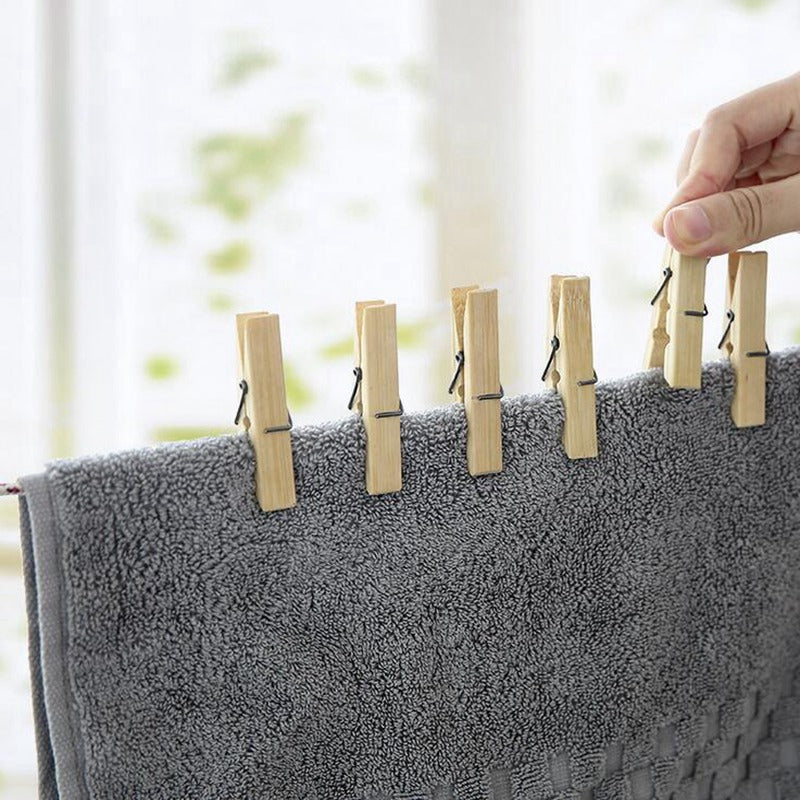 20Pcs Bamboo pegs