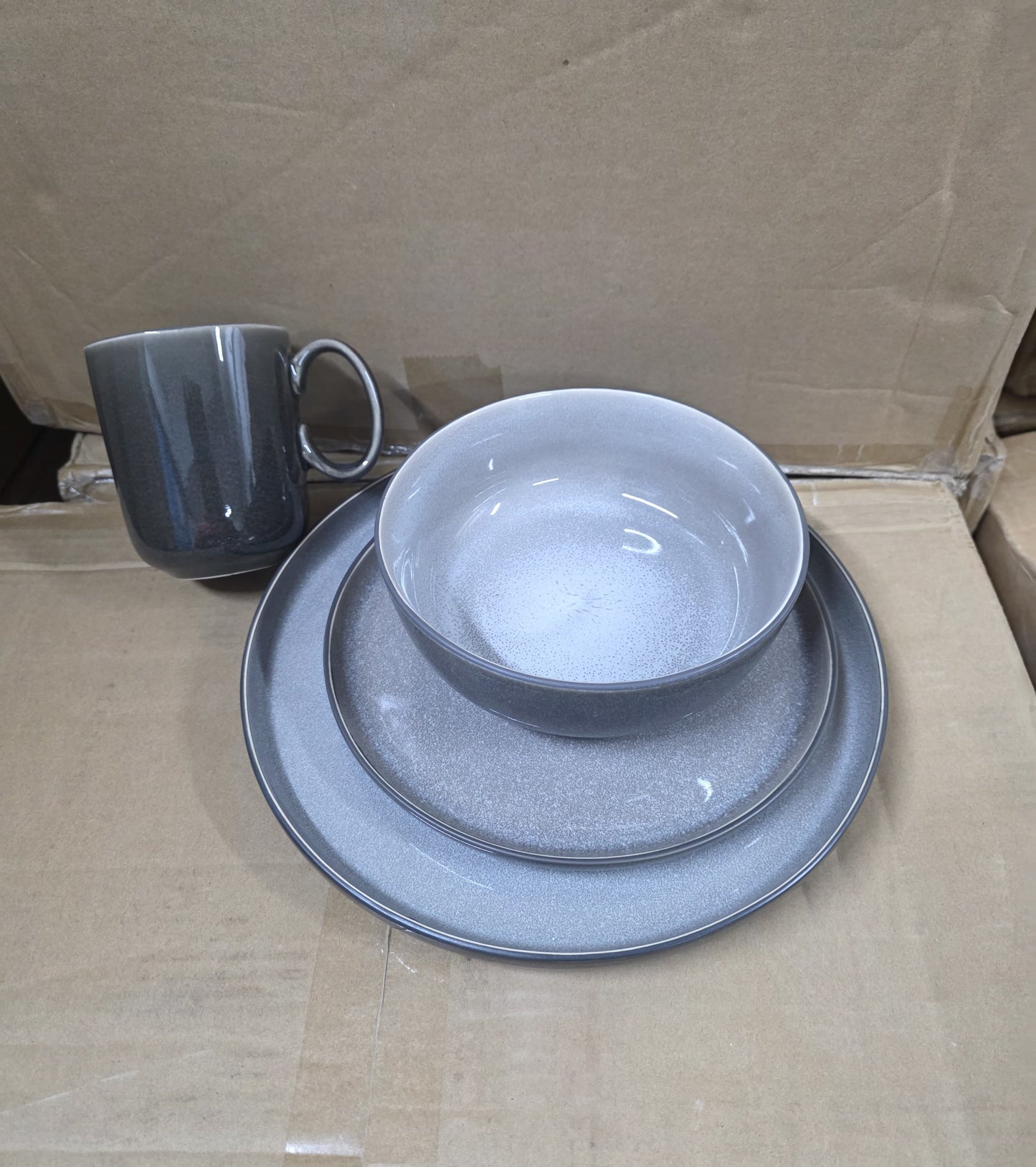 Colour Glazed stoneware Ceramic Dinner set.