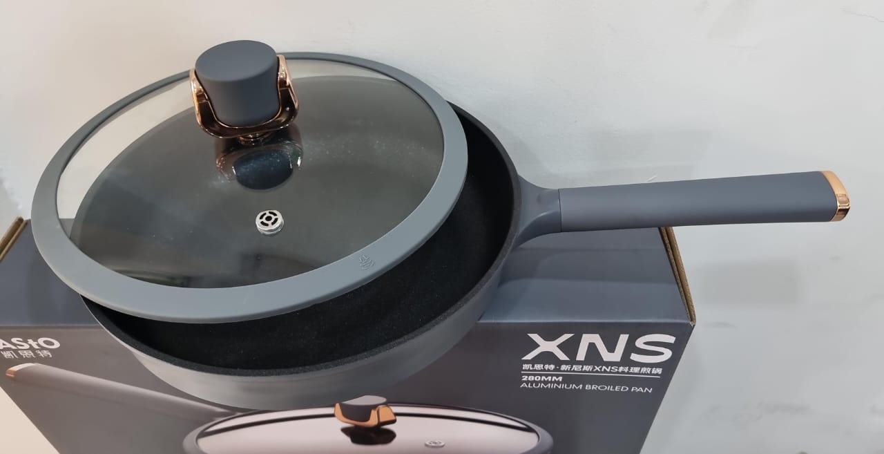 280mm 4litre nonstick aluminium broiled pan