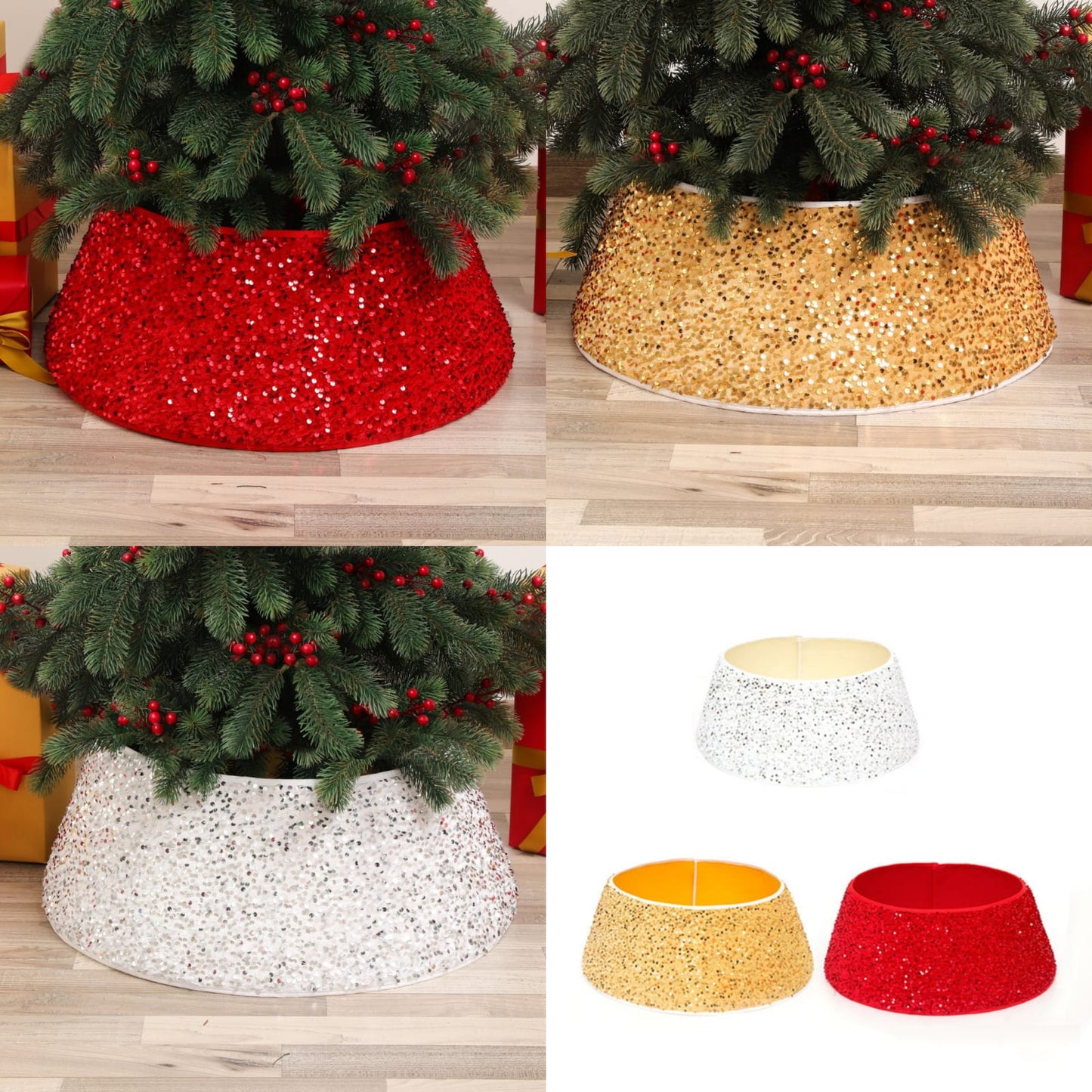 CHRISTMAS TREE BASE SKIRT