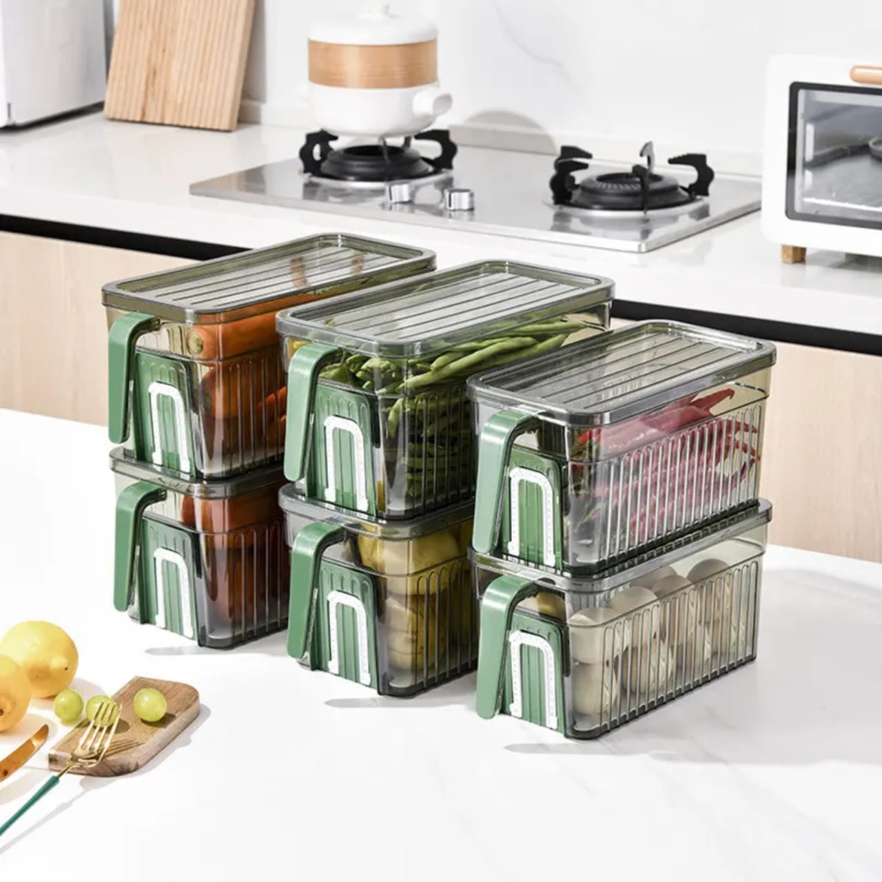 Acrylic fridge containers/organizers