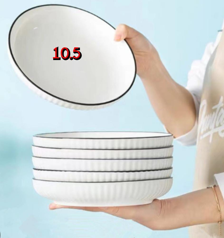 10.5 plates set of 6pcs