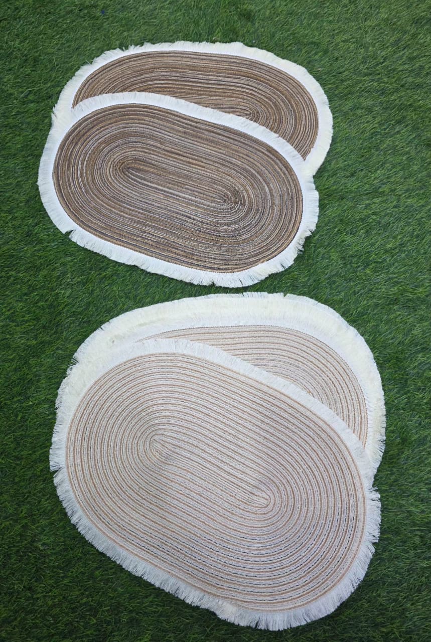 Round Elegant Braided table mats.