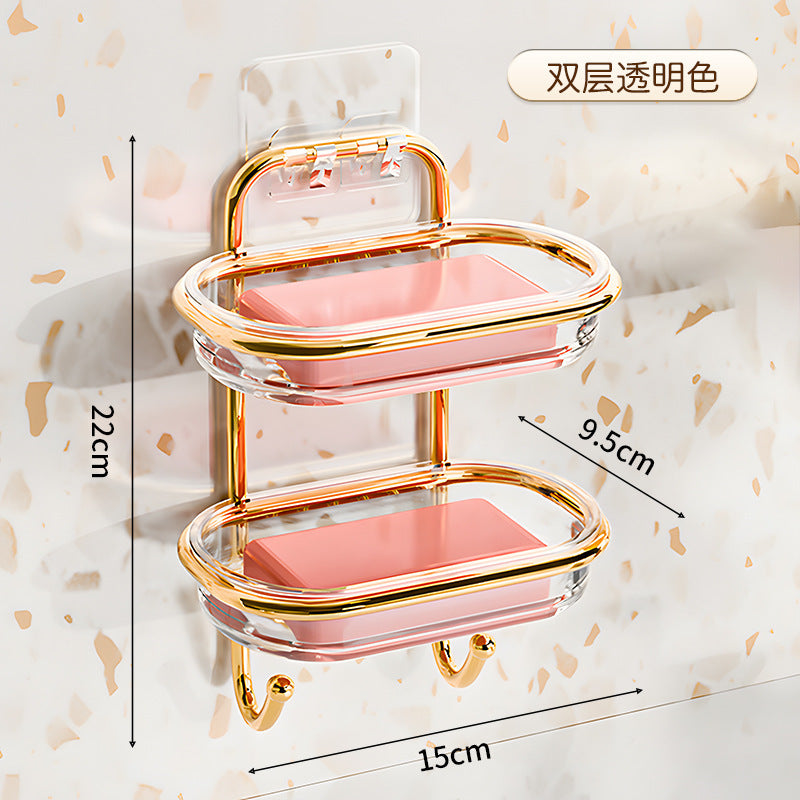 Luxury Double-Layer Wall Mounted Soap Holder