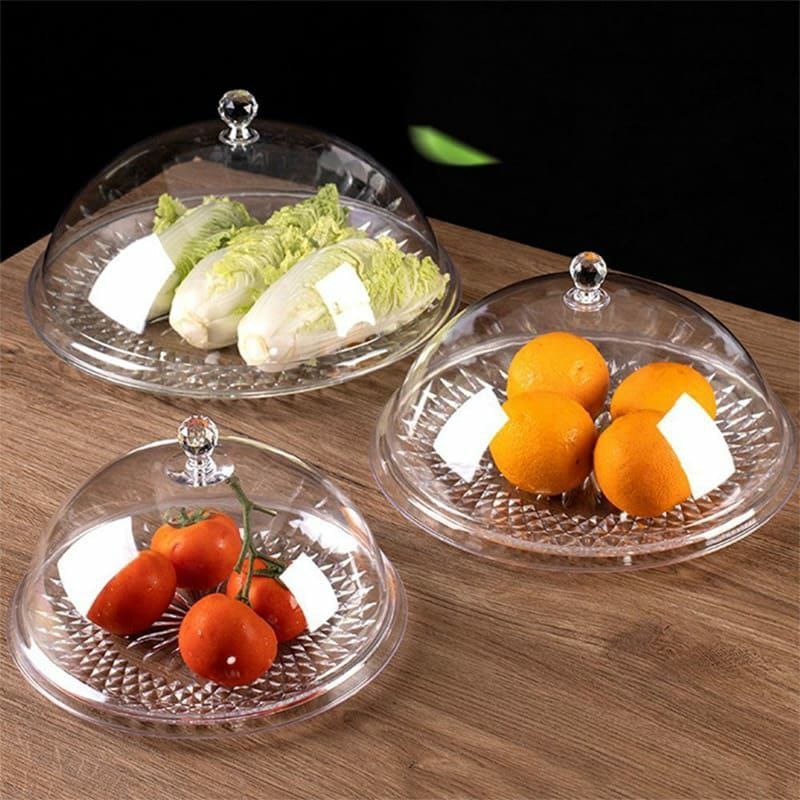 Transparent acrylic food cover