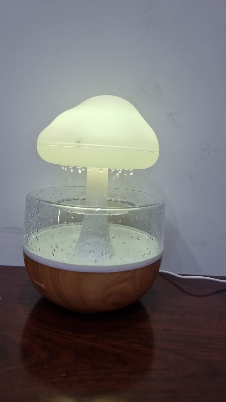Sound of rain" rechargeable CLOUD RAIN HUMIDIFIER